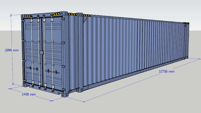 Tiêu chuẩn kích thước container